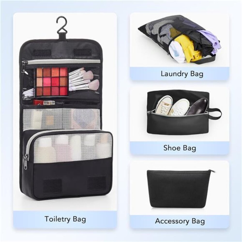 10 Set Compression Packing Cubes for Travel Essentials,Compressible Expandable - Picture 5 of 7